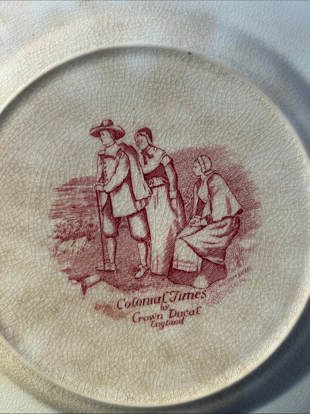 Crown Ducal England colonial times
